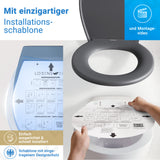 Oval Grau Anthrazit