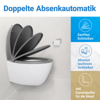 Oval Grau Anthrazit
