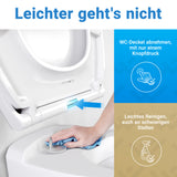 WC-Deckel Oval mit Absenkautomatik