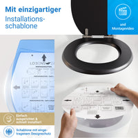 MDF - Holz - Schwarz Matt