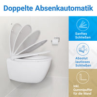 WC-Deckel Oval mit Absenkautomatik