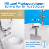 WC-Deckel Oval mit Absenkautomatik