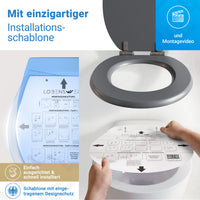 MDF - Holz - Grau Matt