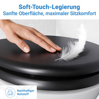 MDF - Holz - Schwarz Matt