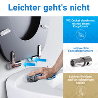 WC-Deckel mit Absenkautomatik