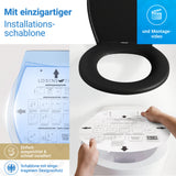 Oval Schwarz Matt