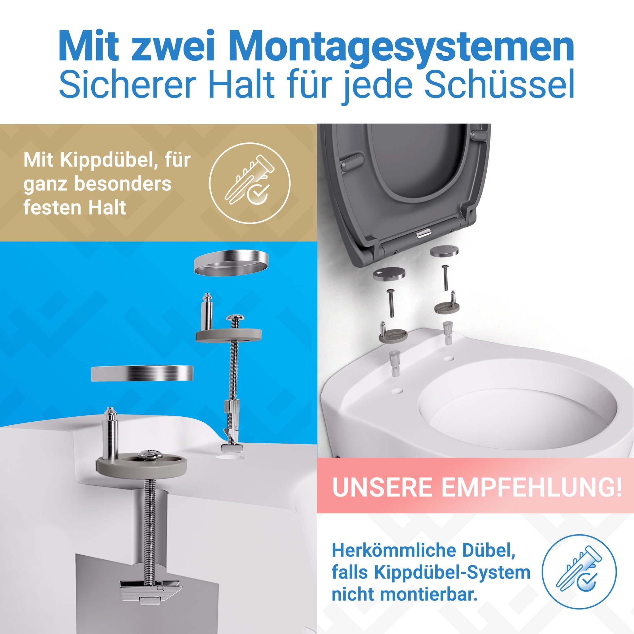 Oval Grau Anthrazit