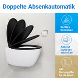 Oval Schwarz Matt