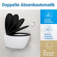 Oval Schwarz Matt