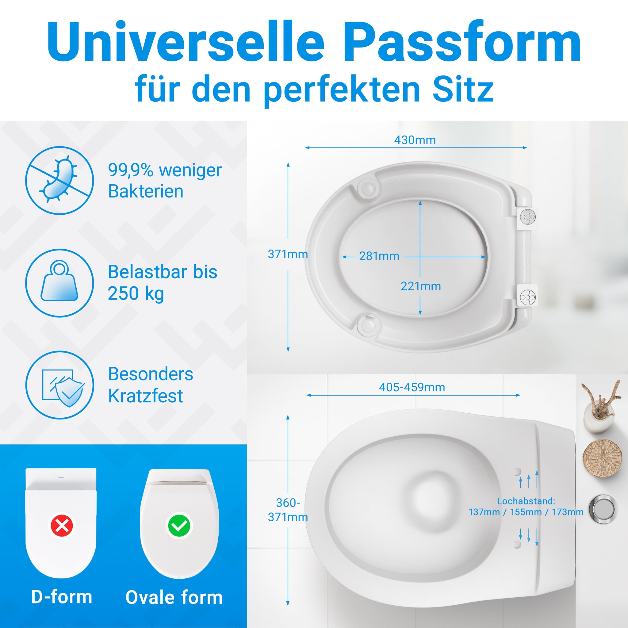 Toilettensitzerhöhung [5 cm]