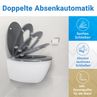 WC-Deckel mit Absenkautomatik