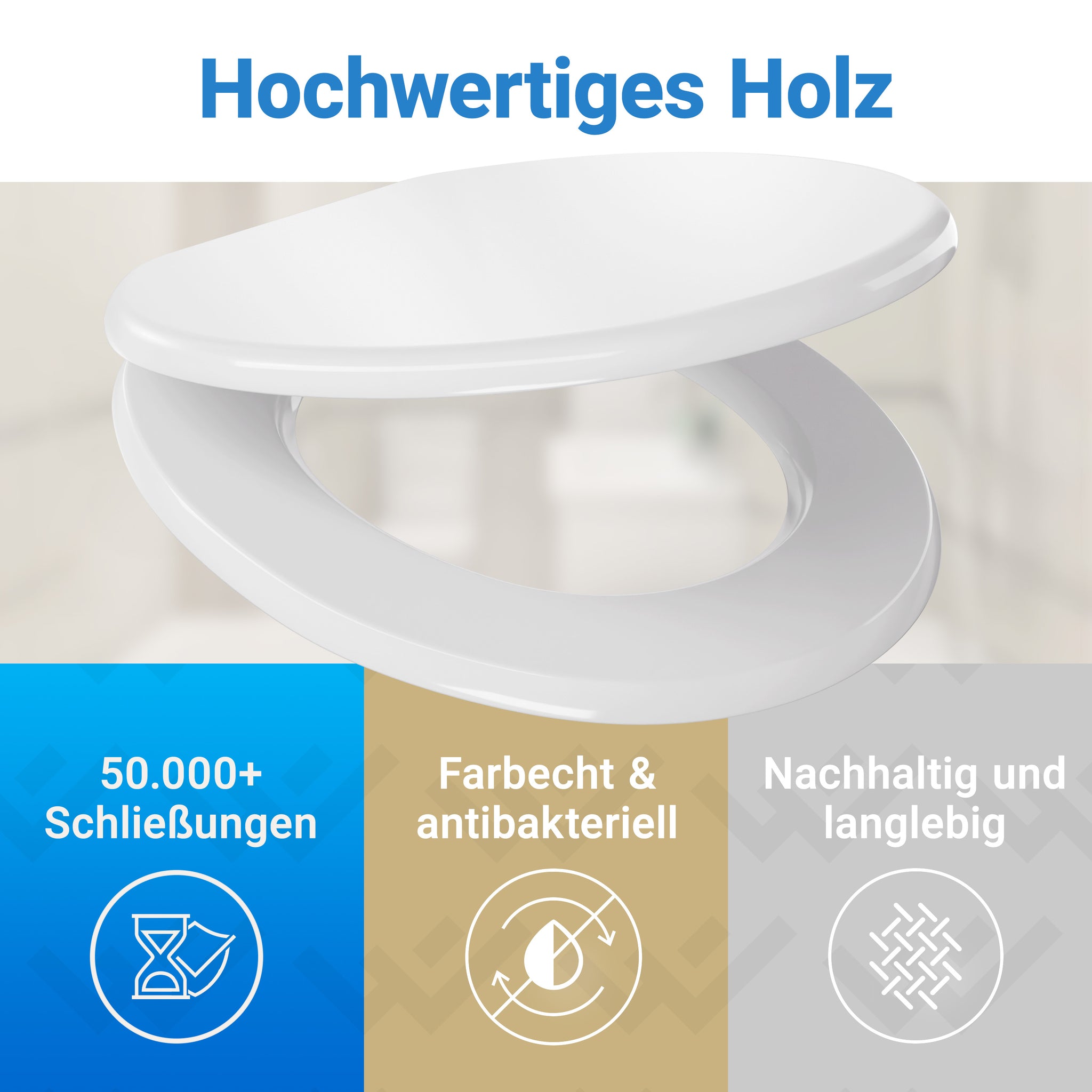 MDF - Holz - Weiss Glanz