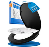 Oval Schwarz Matt
