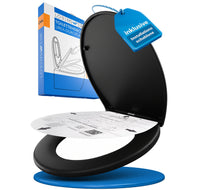 Oval Schwarz Matt