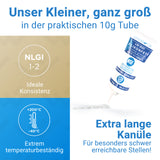 LOBENSWERK Silikonfett in 10g Tube mit extra langer Kanüle, idealer Konsistenz (NLGI 1–2) und Temperaturbeständigkeit von -40 bis +200 °C