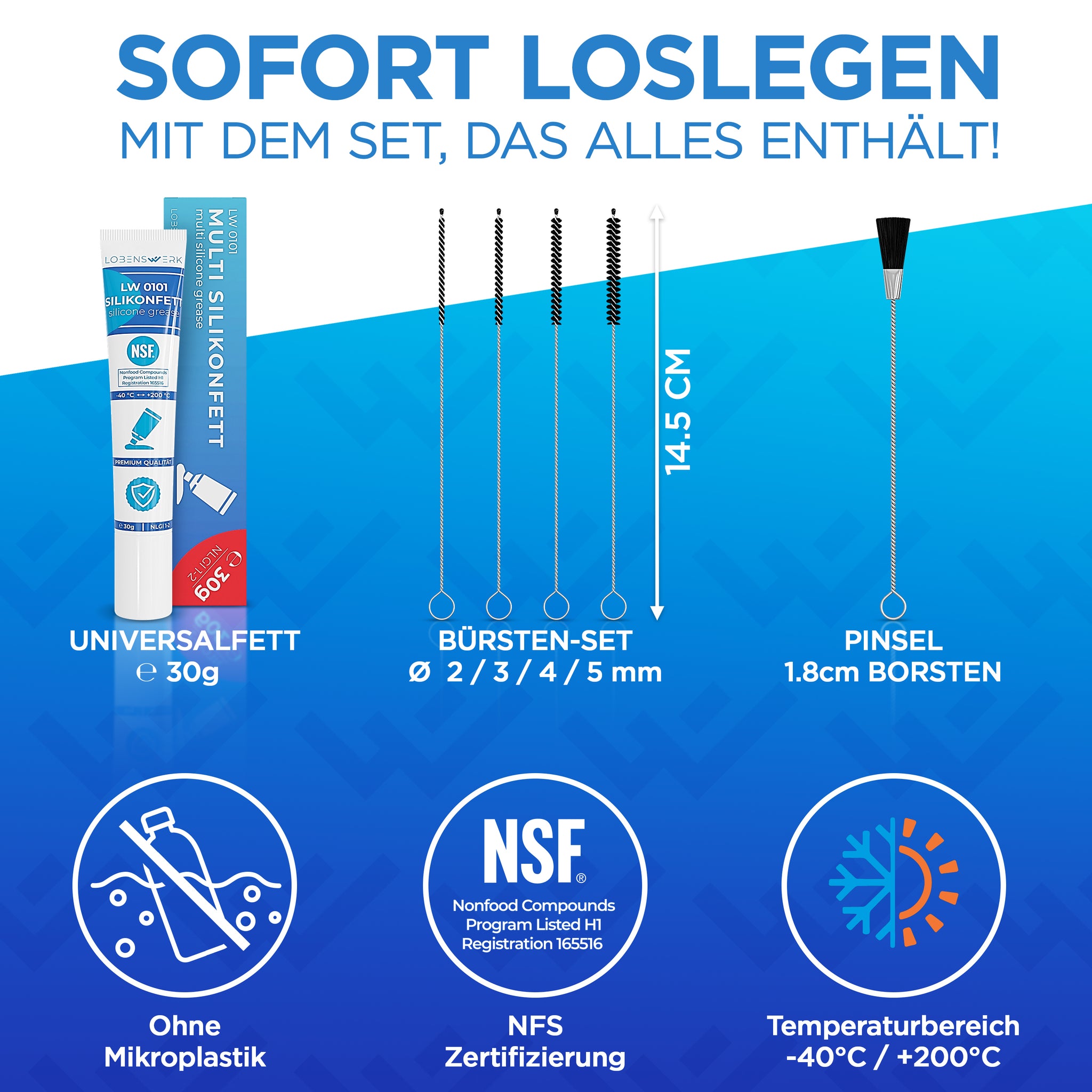 inkl. Bürsten-Set