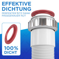 Flexibler Siphon für Küchenspüle
