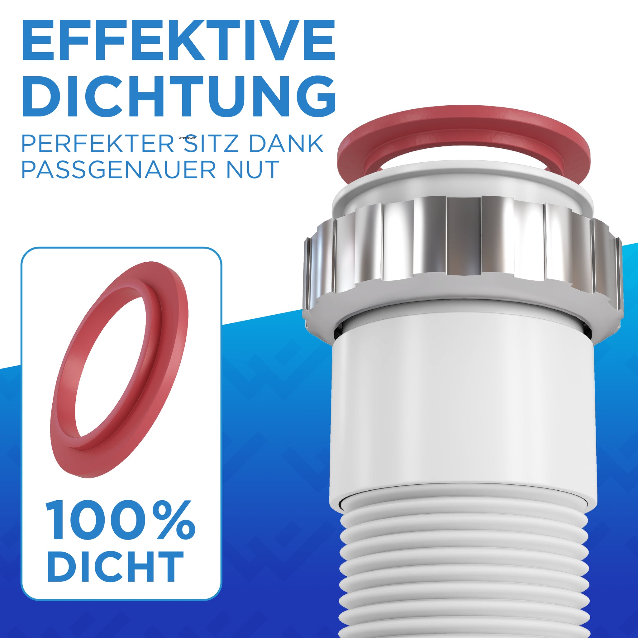 Flexibler Siphon für Küchenspüle